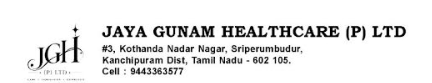 Jaya Gunam Healthcare (P) Ltd